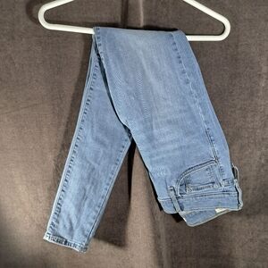 Levi's 720 High Rise Super Skinny Stretch Light Denim Blue Jeans 5 Pockets G 29